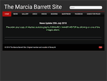 Tablet Screenshot of marciabarrettsite.com